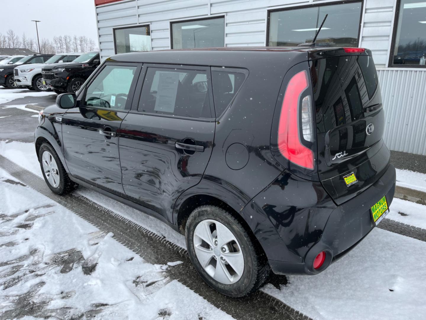 2015 Black /Black Kia Soul (KNDJN2A21F7) , located at 1960 Industrial Drive, Wasilla, 99654, (907) 274-2277, 61.573475, -149.400146 - Photo#2